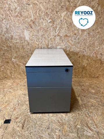 Ahrend Ladeblok - zilvergrijs - 76x43x56cm - 3 laden - m... beschikbaar voor biedingen