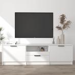 vidaXL Tv-meubel wit 140x35x40 cm bewerkt hout, 100 tot 150 cm, Verzenden, Nieuw, Minder dan 100 cm