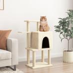 vidaXL Kattenmeubel met sisal krabpalen 97 cm crèmekleurig, Dieren en Toebehoren, Katten-accessoires, Verzenden, Nieuw