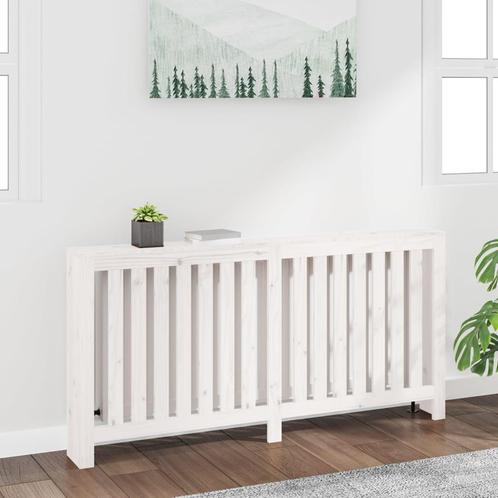 vidaXL Radiatorombouw 169x19x84 cm massief grenenhout wit, Doe-het-zelf en Verbouw, Verwarming en Radiatoren, Nieuw, Verzenden