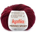Katia Concept Merino Sport - 22 donker wijnrood - Wol Gare, Ophalen of Verzenden, Nieuw