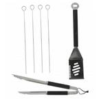 BBQ Collection 6-delige RVS BBQ-set - Spatel met opener,..., Ophalen of Verzenden, Nieuw