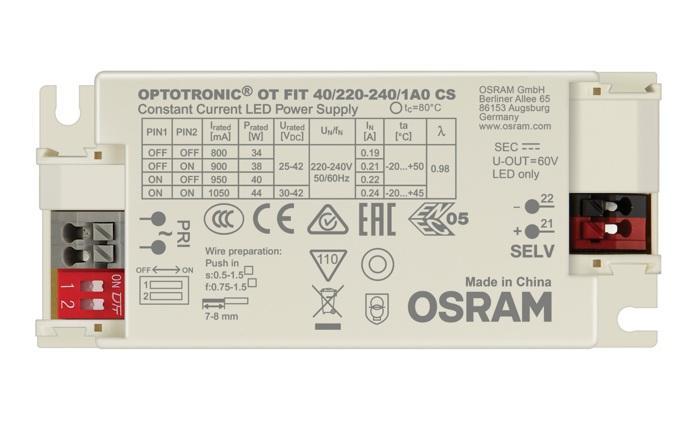 Osram Optotronic OT FIT 40/220-240/1A0 CS LED driver 800-..., Huis en Inrichting, Lampen | Overige, Nieuw, Ophalen of Verzenden