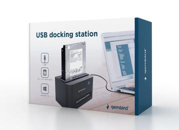 Docking station SATA HDD SSD harde schijf 2.5 + 3.5 inch usb beschikbaar voor biedingen