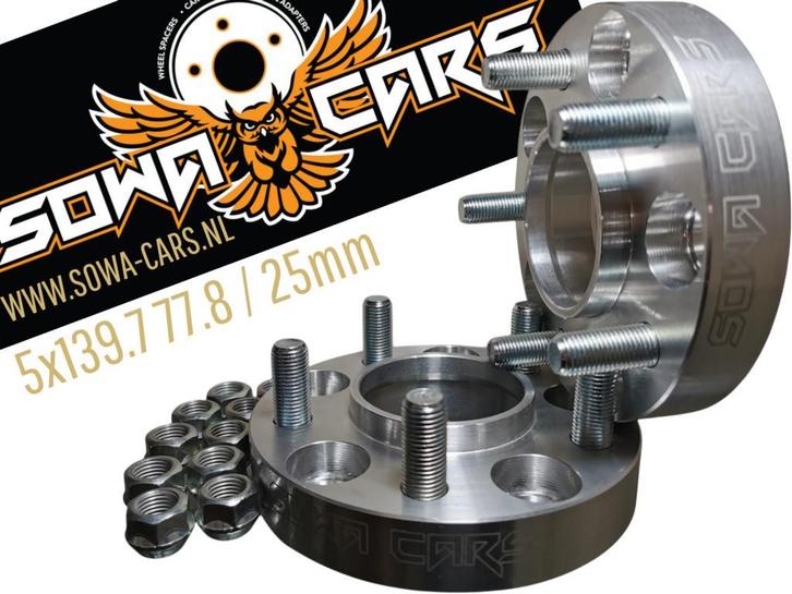 Spacers Dodge RAM 1500 5x139.7 77.8 Spoorverbreders Adapters, Auto diversen, Tuning en Styling, Ophalen of Verzenden