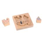 Lassig puzzel - hout - Little Mateys - FSC 100%, Verzenden, Nieuw