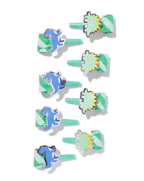 HEMA Roltongen dino - 8 stuks, Hobby en Vrije tijd, Feestartikelen, Nieuw, Verzenden