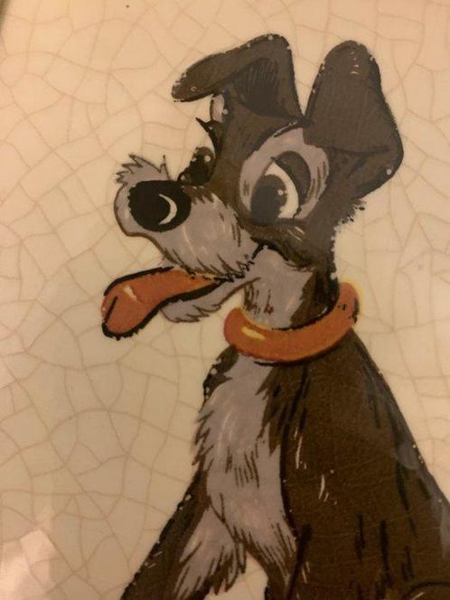 Tegel - Genuine Ceramics Grunstadt - 1950-1960 - Lady & de, Verzamelen, Disney