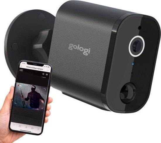 2dekans | Gologi Draadloze camera op accu -, Audio, Tv en Foto, Videobewaking, Zo goed als nieuw, Ophalen of Verzenden