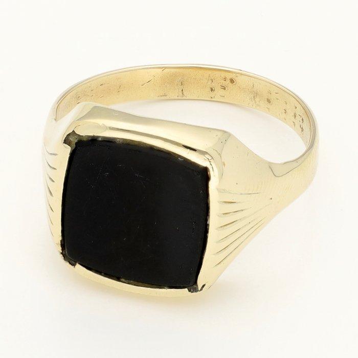 Ring - 14 karaat Geel goud, Sieraden, Tassen en Uiterlijk, Ringen