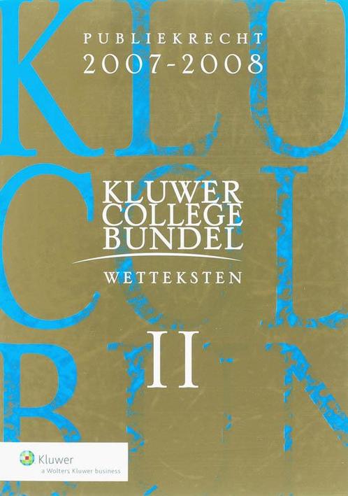 Kluwer Collegebundel 2007-2008 9789013042375, Boeken, Wetenschap, Gelezen, Verzenden