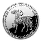 Chad - Celtic Animals - Horse 1 oz 2020 (5.000 oplage), Postzegels en Munten, Munten | Afrika, Zilver, Losse munt, Overige landen
