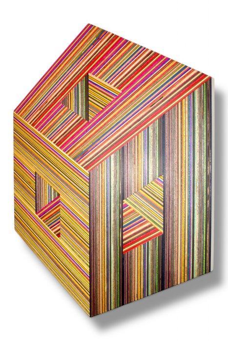 Danilo Nedi - Focused Skateboard Woodworks - Peekabox ~, Antiek en Kunst, Kunst | Designobjecten