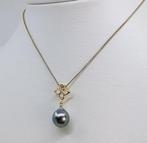 Hanger - 14 karaat Geel goud - 0.01ct. tw. - 10x11mm
