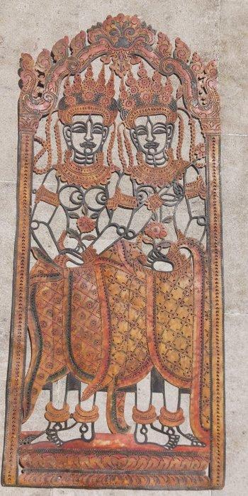 Théâtre dombre Khmer Sbek Thom Cambodge Grands cuirs -, Antiek en Kunst, Kunst | Niet-Westerse kunst