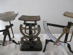 Post/brieven weegschaal (3) - gietijzer ,metaal ,messing, en