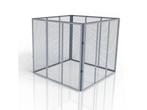 Veiling - Metalen compostbak - Tuinafval - 800L - Zilver, Tuin en Terras