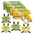Light Battle Connect Lasergame set Geel/Groen - 4 Laserguns, Kinderen en Baby's, Speelgoed | Buiten | Actiespeelgoed, Ophalen of Verzenden