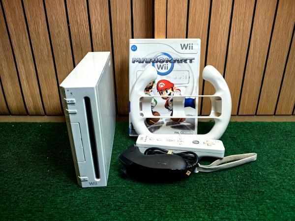 Veiling - Nintendo Wii Mariokart Pakket - In Nette Staat, Spelcomputers en Games, Spelcomputers | Nintendo Wii