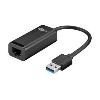 Netwerkadapter USB A naar RJ45 - Goobay, Computers en Software, Pc- en Netwerkkabels, Nieuw, Verzenden
