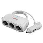 12v Adapter USB Autolader Splitter Auto Wit, Verzenden, Nieuw