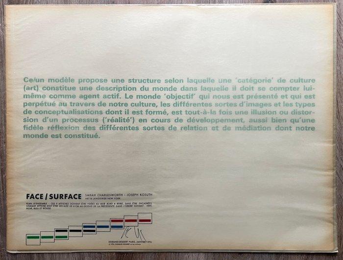 Sarah Charlesworth, Joseph Kosuth - Face / Surface, Antiek en Kunst, Antiek | Overige Antiek