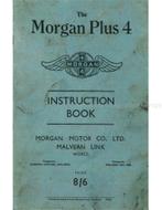 1959 MORGAN PLUS 4 INSTRUCTIEBOEKJE ENGELS, Auto diversen