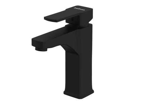 Wastafelkraan CUBIC | ZWART | inclusief aansluitslangen, Doe-het-zelf en Verbouw, Sanitair, Nieuw, Rvs, Kraan, Ophalen of Verzenden