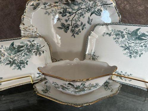 Gustafsberg - Wexiö 1900s - Eetservies (4) - Porselein, Antiek en Kunst, Antiek | Glas en Kristal