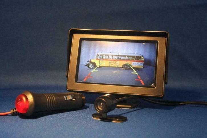 Achteruitrijcamera met monitor, complete set, Caravans en Kamperen, Camper-accessoires, Nieuw, Verzenden