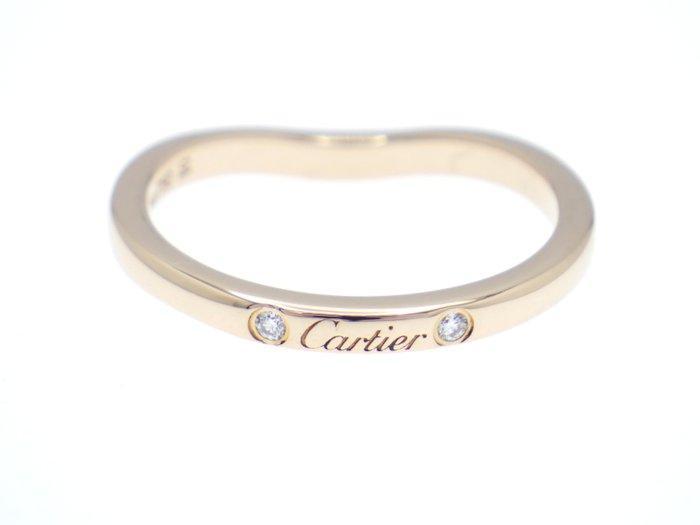 Cartier - Ring - Ballerina Wedding band Ring 3 Diamond Au750, Sieraden, Tassen en Uiterlijk, Ringen