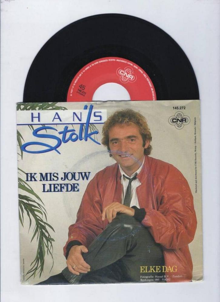 Hans Stolk – Ik Mis Jouw Liefde / Elke Dag (1-7-Vinyl-Singl, Cd's en Dvd's, Vinyl Singles, Ophalen of Verzenden