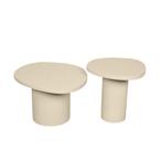 *WOONWINKEL* Starfurn Mirre Sand Beige Salontafel Set Organi, Huis en Inrichting, Tafels | Salontafels, Verzenden, Nieuw