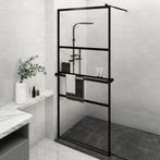 vidaXL Inloopdouchewand met schap 100x195 cm ESG-glas, Verzenden, Nieuw
