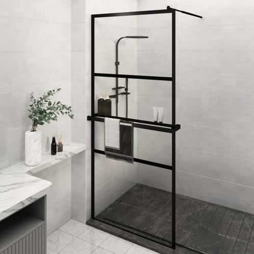 vidaXL Inloopdouchewand met schap 100x195 cm ESG-glas, Doe-het-zelf en Verbouw, Sanitair, Nieuw, Verzenden