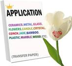 Laser Transferpapier voor kaarsen glas hout 20 vellen, Hobby en Vrije tijd, Knutselen, Ophalen of Verzenden, Nieuw