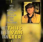 cd - Thijs Van Leer - Het Beste Van, Zo goed als nieuw, Verzenden