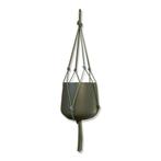 Minimalistische Plantenhanger - Olijfgroen - Katoen -, Huis en Inrichting, Woonaccessoires | Overige, Ophalen of Verzenden, Nieuw