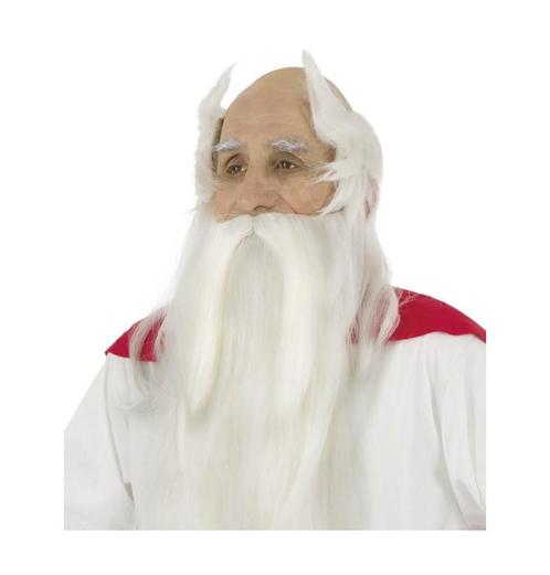 Getafix Asterix Baard en Pruik Set, Hobby en Vrije tijd, Feestartikelen, Nieuw, Verzenden