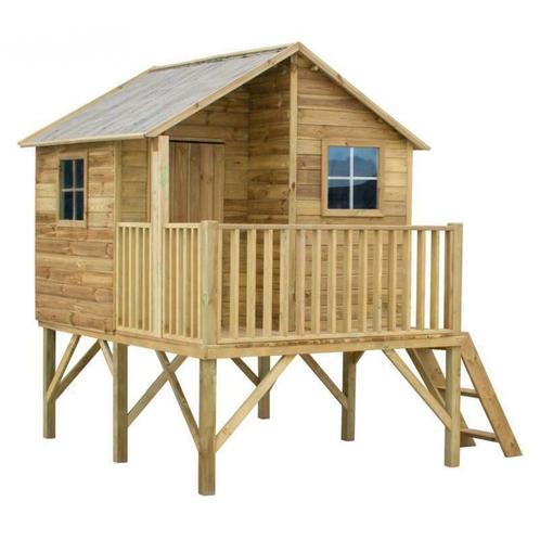 Speelhuisje buiten | Met glijbaan mogelijk | type Giraf, Kinderen en Baby's, Speelgoed | Buiten | Speeltoestellen, Nieuw, Ophalen of Verzenden
