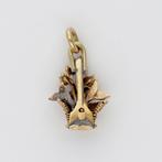 Hanger - 14 karaat Geel goud Diamant (Natuurlijk)