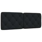 vidaXL Hoofdbordkussen 120 cm stof zwart, Huis en Inrichting, Slaapkamer | Bedden, Verzenden, Nieuw, Zwart, Stof