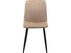 Furnihaus Eetkamerstoelen Set van 2 Fox - Mink - Metaalpoot, Huis en Inrichting, Verzenden, Nieuw