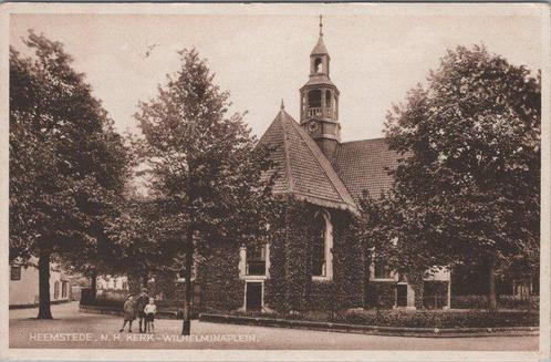 HEEMSTEDE - N. H. Kerk - Wilhelminaplein, Verzamelen, Ansichtkaarten | Nederland, Verzenden