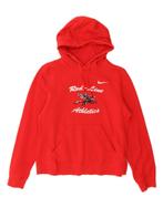NIKE Womens Graphic Hoodie Jumper UK 14 Medium Red Cotton, Kleding | Dames, Truien en Vesten, Verzenden, Nieuw