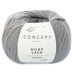 Katia Concept Silky Lace - 153 lichtgrijs - Merino/Zijde G, Hobby en Vrije tijd, Breien en Haken, Ophalen of Verzenden, Nieuw
