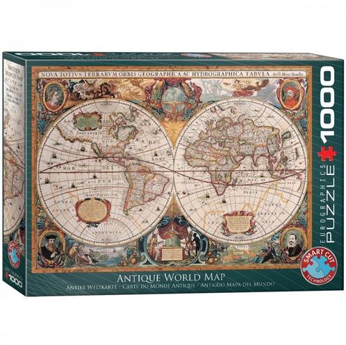 Orbis Geographica World Map Puzzel (1000 stukjes) |, Hobby en Vrije tijd, Denksport en Puzzels, Nieuw, Verzenden