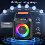 JYX Karaoke Machine met 2 Draadloze Microfoons, Draagbare Bl, Verzenden, Zo goed als nieuw