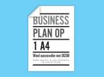 Businessplan op 1 A4 9789043028134 Marc van Eck, Boeken, Gelezen, Marc van Eck, Ellen Leenhouts, Verzenden