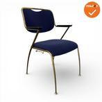 Brunner Vergaderstoel - Blauwe stoffering (Vergaderstoelen), Vergader- of Presentatieruimte, Ophalen of Verzenden, Gebruikt, Stoel